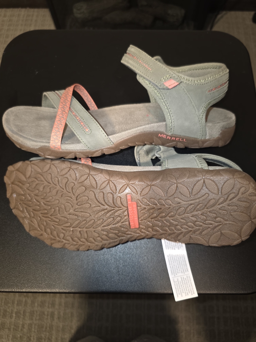 Merrell Women's Sage & Coral Strappy Sandals
